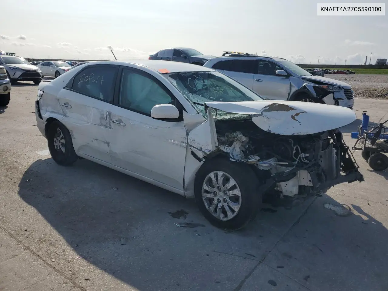 2012 Kia Forte Lx VIN: KNAFT4A27C5590100 Lot: 59519535