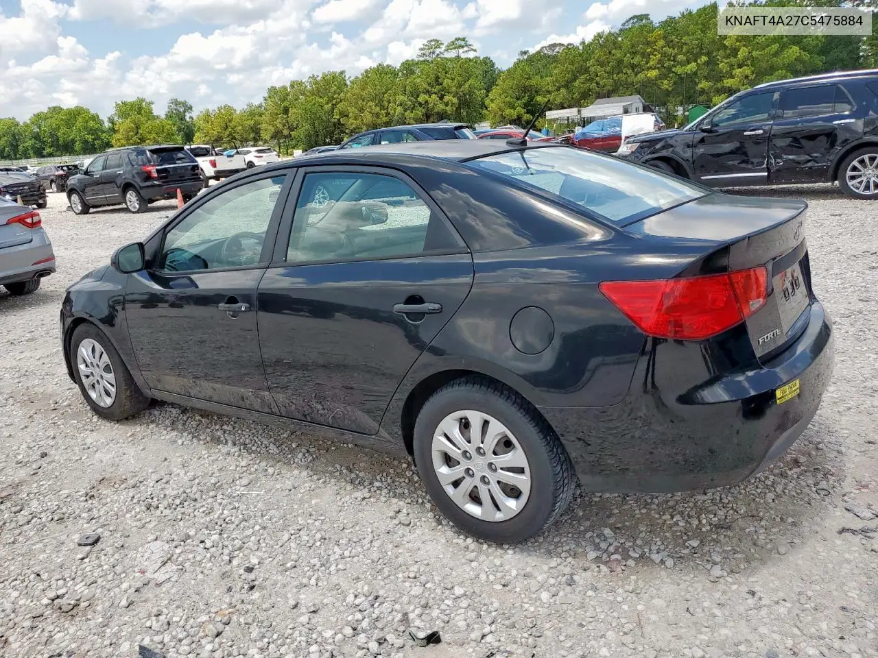 2012 Kia Forte Lx VIN: KNAFT4A27C5475884 Lot: 61652785