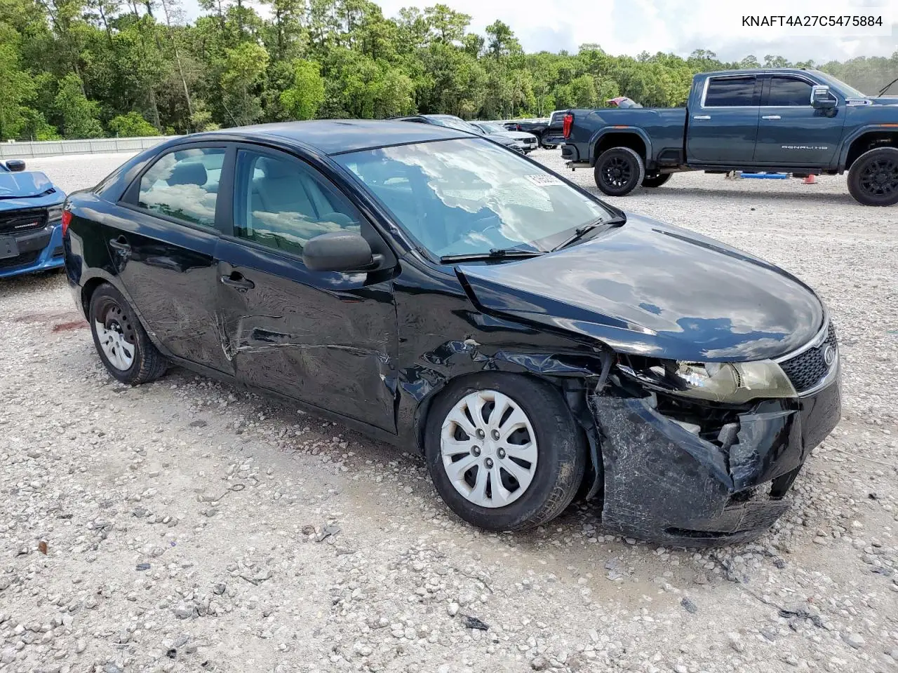 2012 Kia Forte Lx VIN: KNAFT4A27C5475884 Lot: 61652785