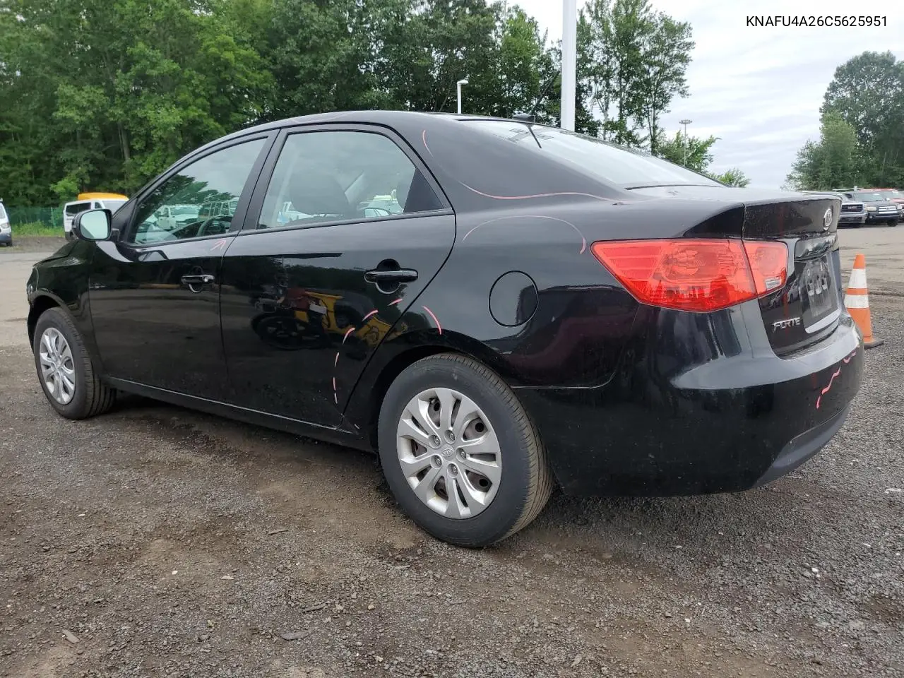 2012 Kia Forte Ex VIN: KNAFU4A26C5625951 Lot: 62169175