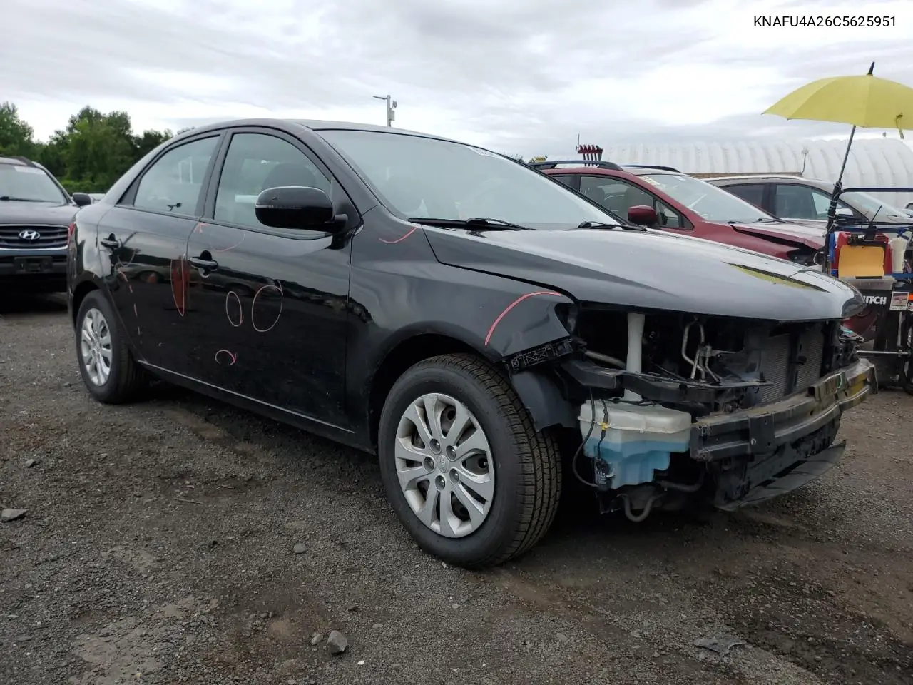 2012 Kia Forte Ex VIN: KNAFU4A26C5625951 Lot: 62169175