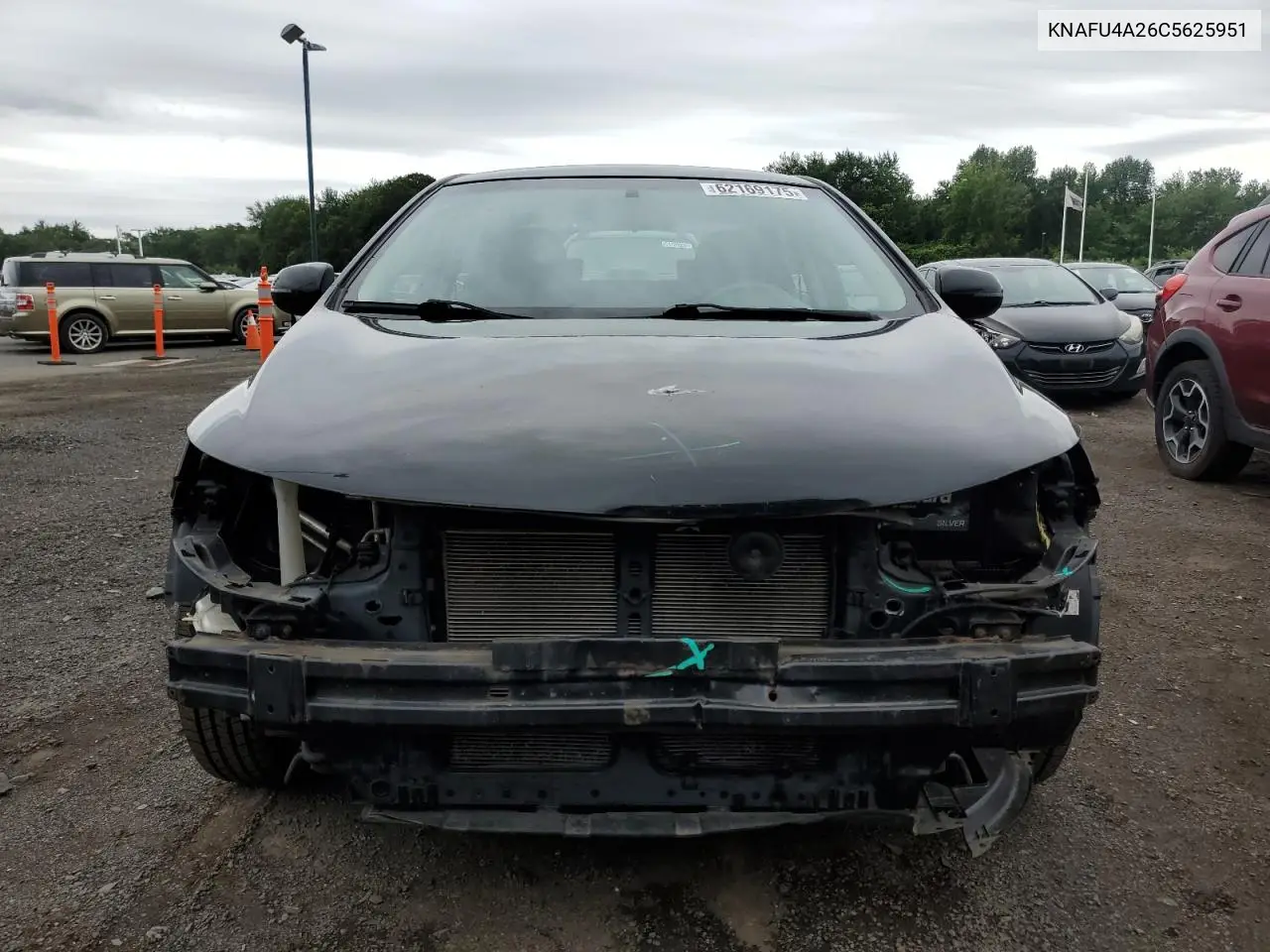 2012 Kia Forte Ex VIN: KNAFU4A26C5625951 Lot: 62169175