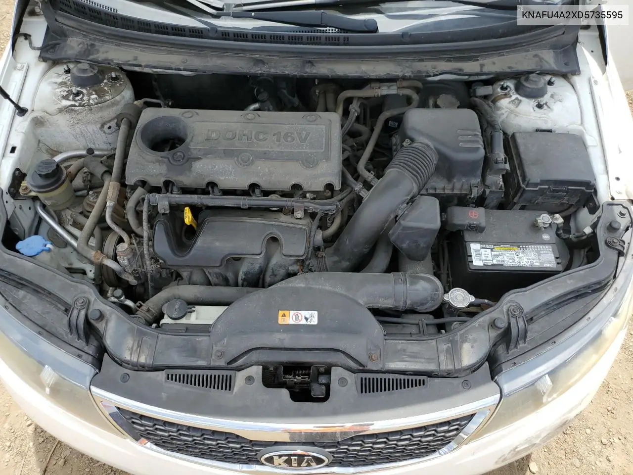 2013 Kia Forte Ex VIN: KNAFU4A2XD5735595 Lot: 62600145