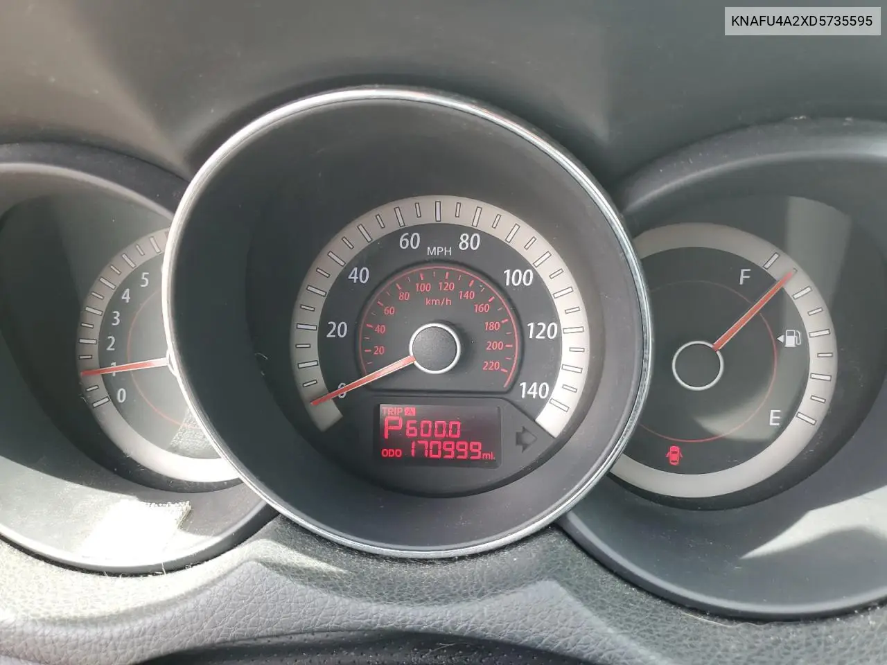 2013 Kia Forte Ex VIN: KNAFU4A2XD5735595 Lot: 62600145