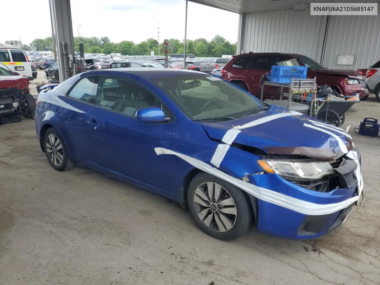 2013 Kia Forte Ex VIN: KNAFU6A21D5685147 Lot: 62783185