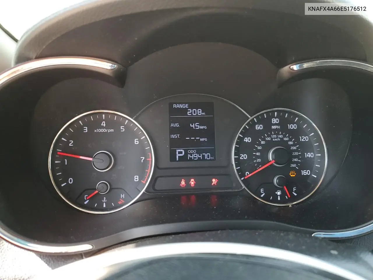 2014 Kia Forte Lx VIN: KNAFX4A66E5176512 Lot: 56471585