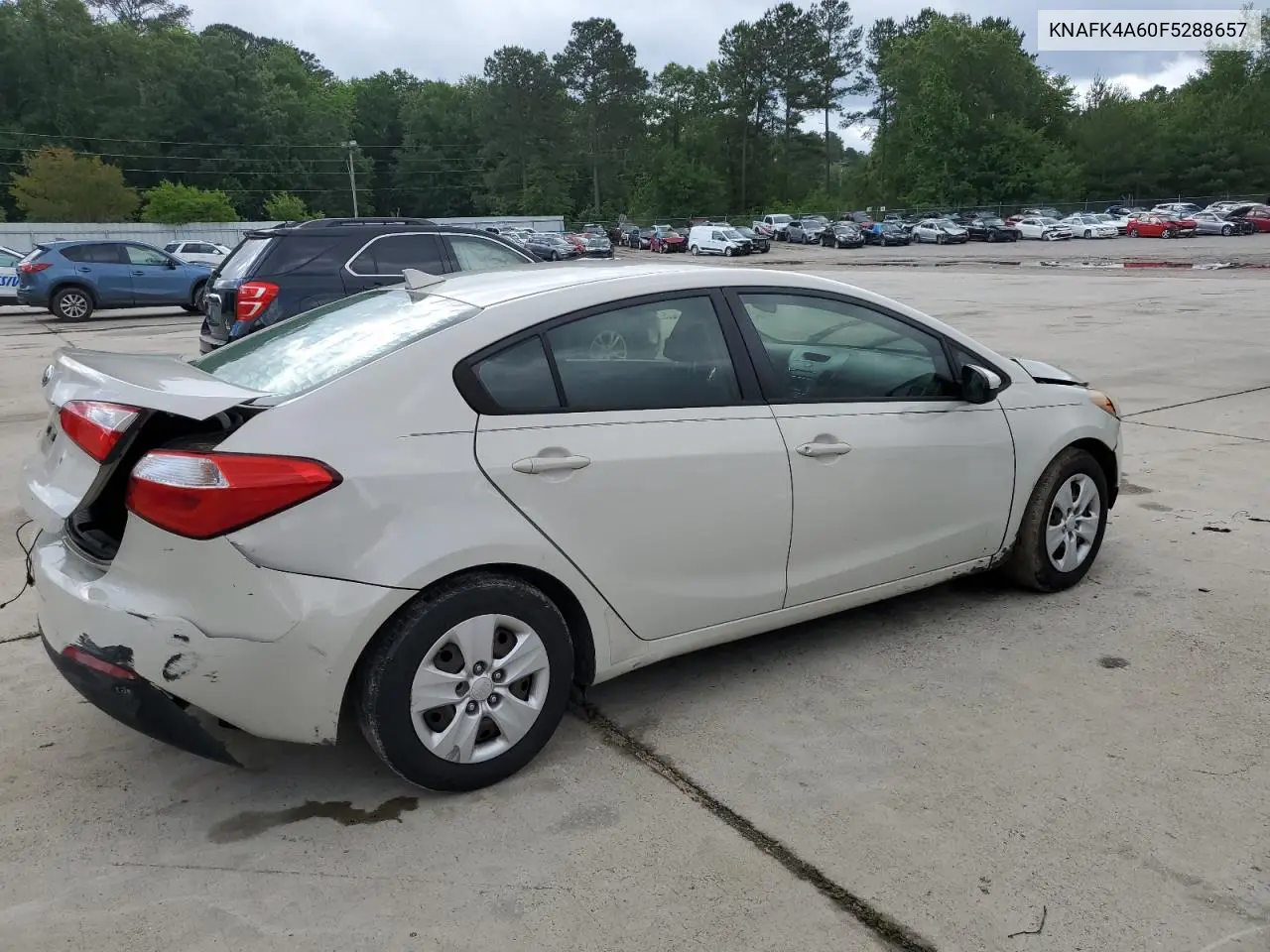 2015 Kia Forte Lx VIN: KNAFK4A60F5288657 Lot: 56285645