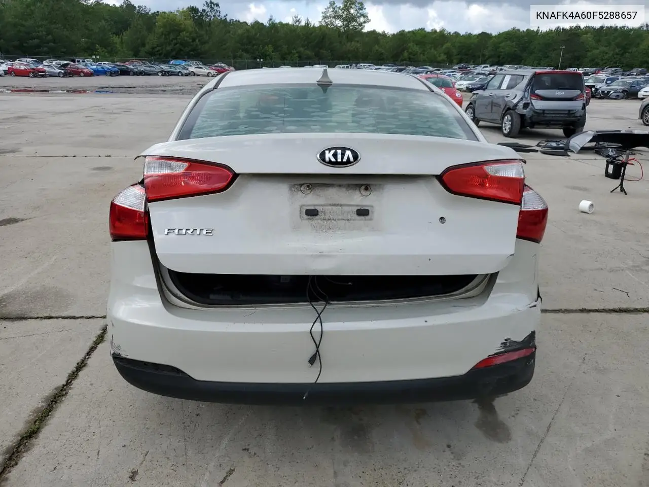 2015 Kia Forte Lx VIN: KNAFK4A60F5288657 Lot: 56285645