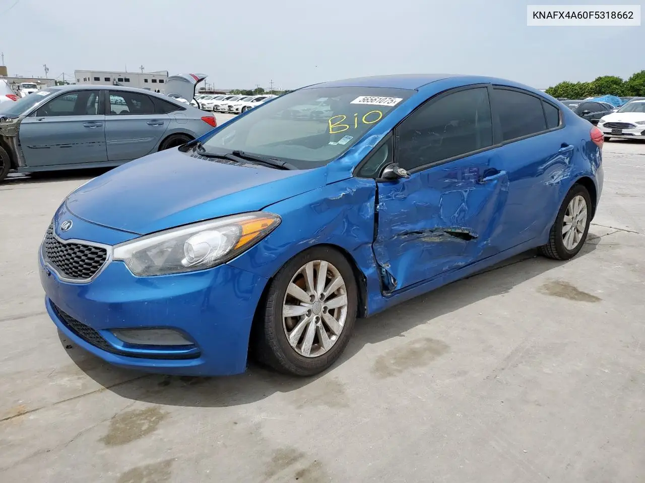 2015 Kia Forte Lx VIN: KNAFX4A60F5318662 Lot: 56561075