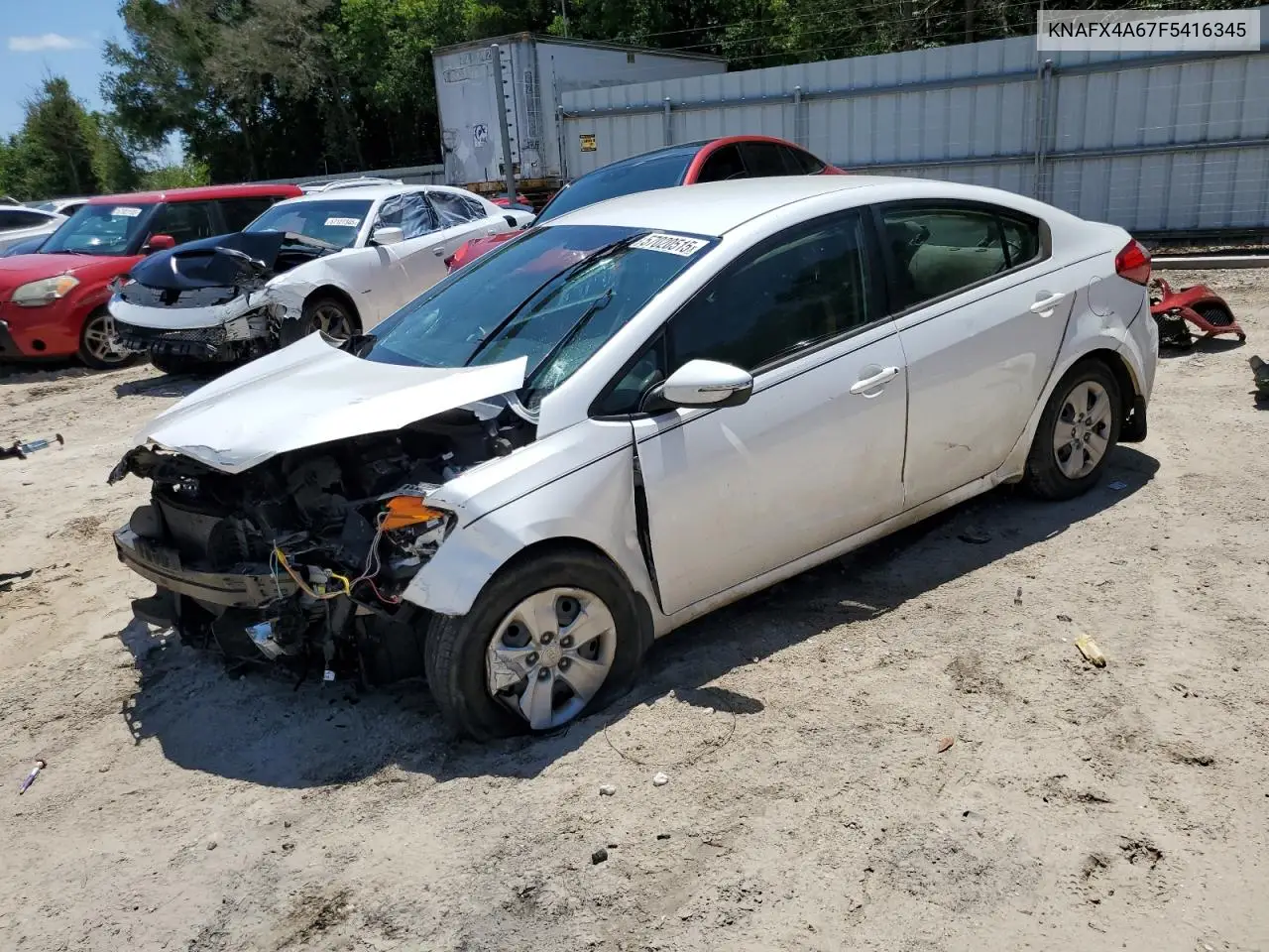 2015 Kia Forte Lx VIN: KNAFX4A67F5416345 Lot: 57020515