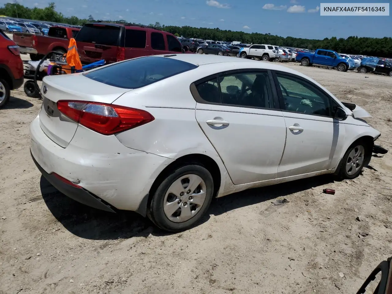2015 Kia Forte Lx VIN: KNAFX4A67F5416345 Lot: 57020515