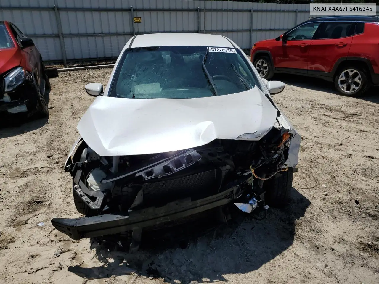 2015 Kia Forte Lx VIN: KNAFX4A67F5416345 Lot: 57020515