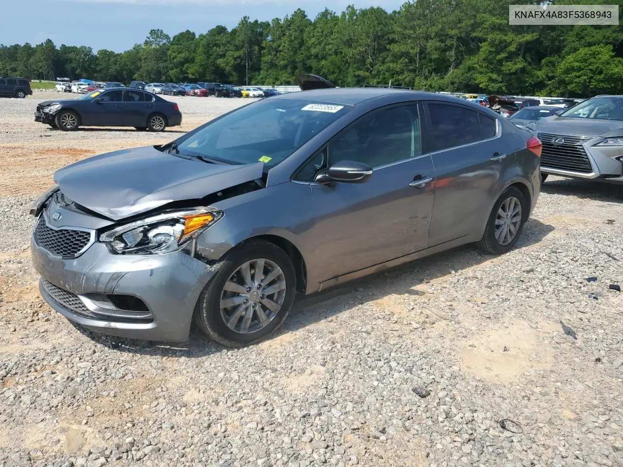 2015 Kia Forte Ex VIN: KNAFX4A83F5368943 Lot: 62223565