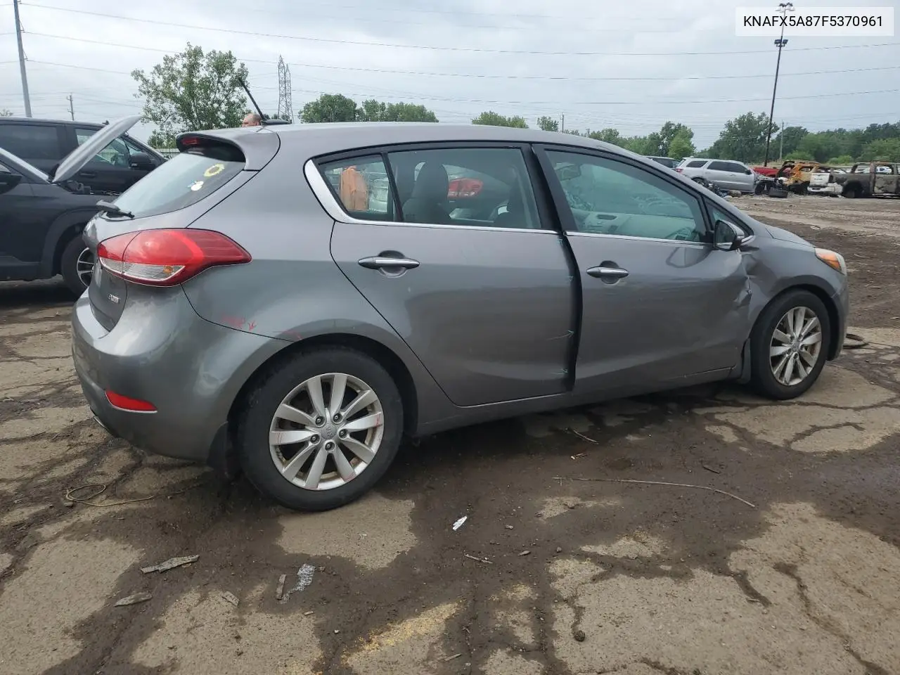 2015 Kia Forte Ex VIN: KNAFX5A87F5370961 Lot: 62548375