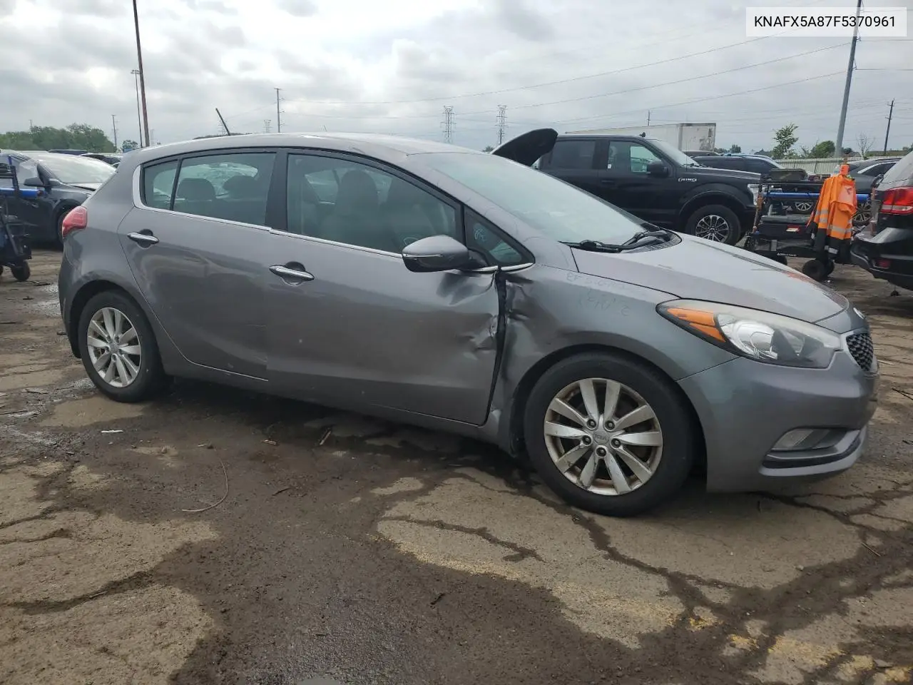 2015 Kia Forte Ex VIN: KNAFX5A87F5370961 Lot: 62548375