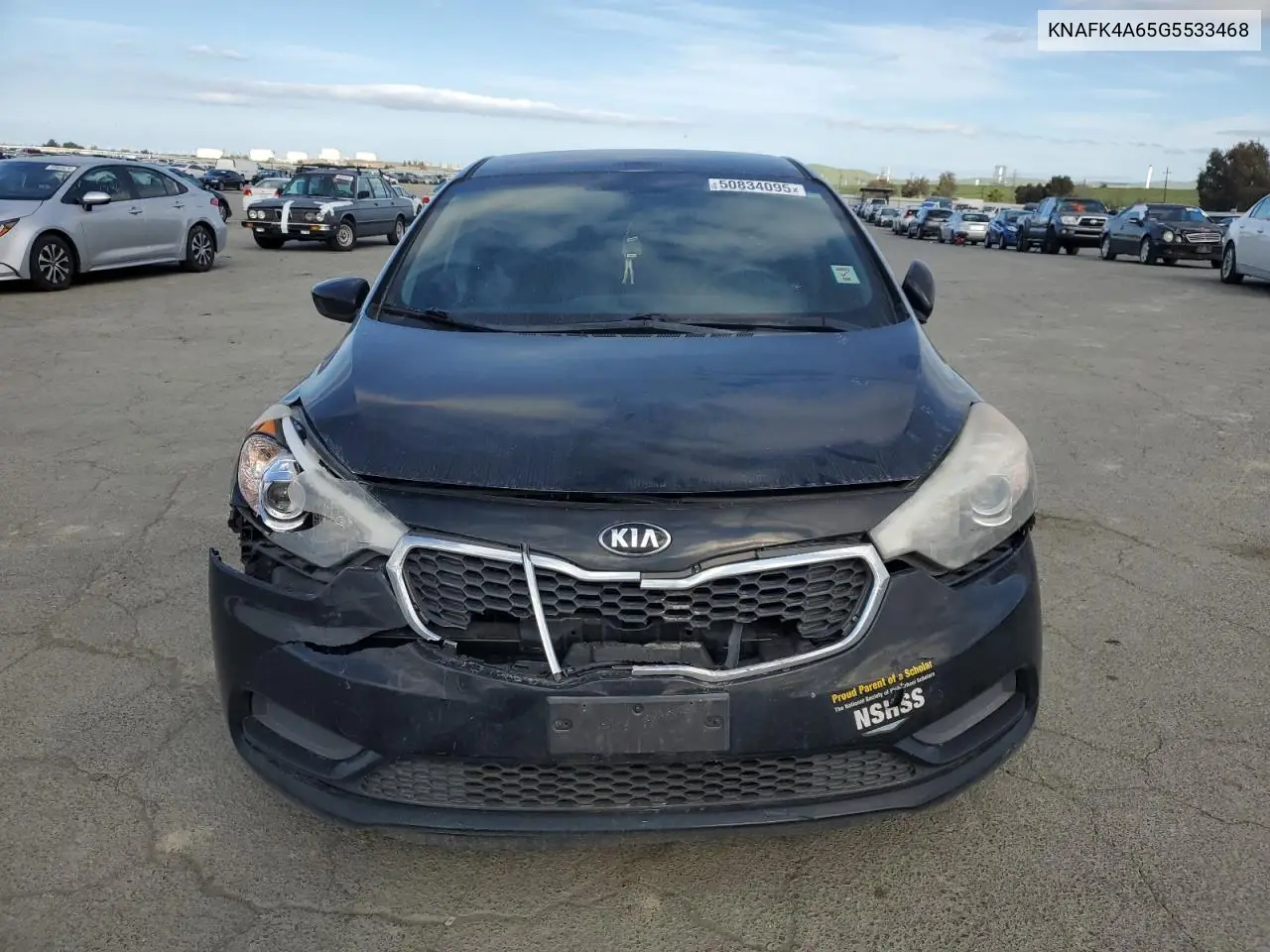 2016 Kia Forte Lx VIN: KNAFK4A65G5533468 Lot: 50834095