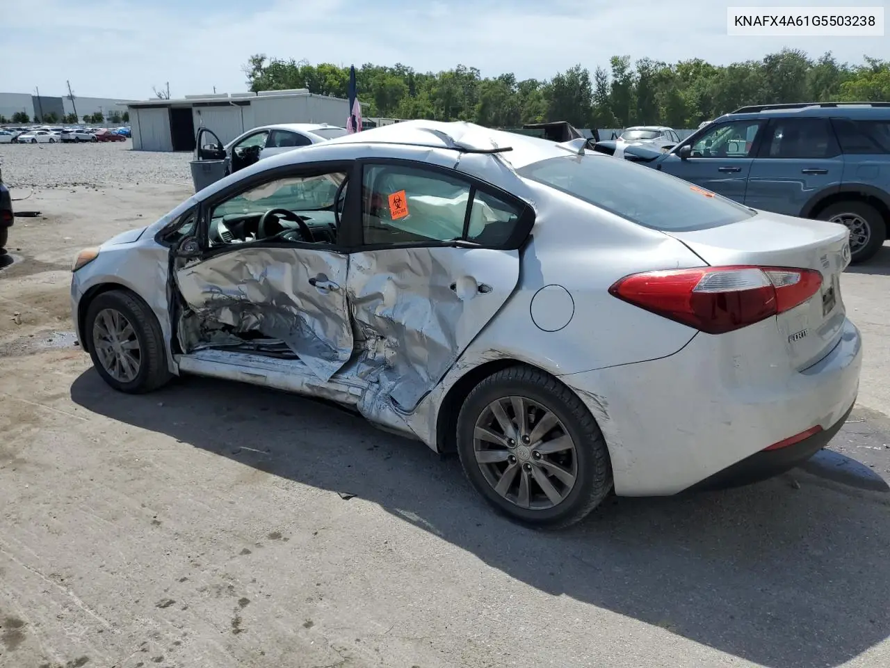 2016 Kia Forte Lx VIN: KNAFX4A61G5503238 Lot: 53999655