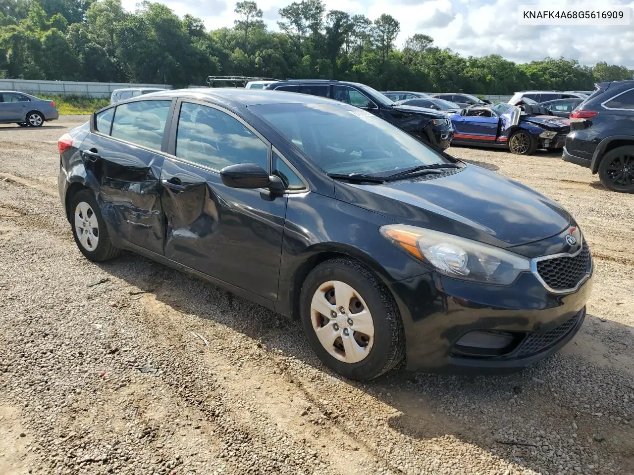 2016 Kia Forte Lx VIN: KNAFK4A68G5616909 Lot: 55833775