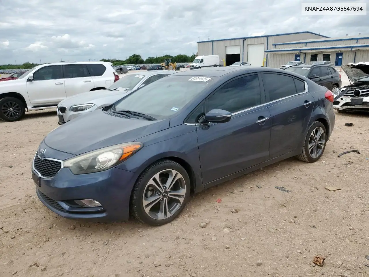 2016 Kia Forte Ex VIN: KNAFZ4A87G5547594 Lot: 61519575