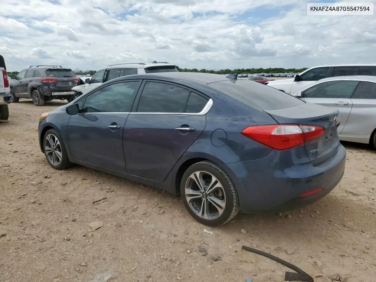 2016 Kia Forte Ex VIN: KNAFZ4A87G5547594 Lot: 61519575