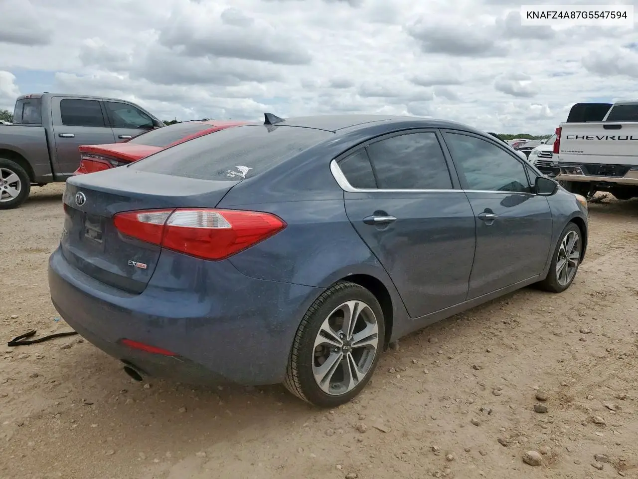 2016 Kia Forte Ex VIN: KNAFZ4A87G5547594 Lot: 61519575