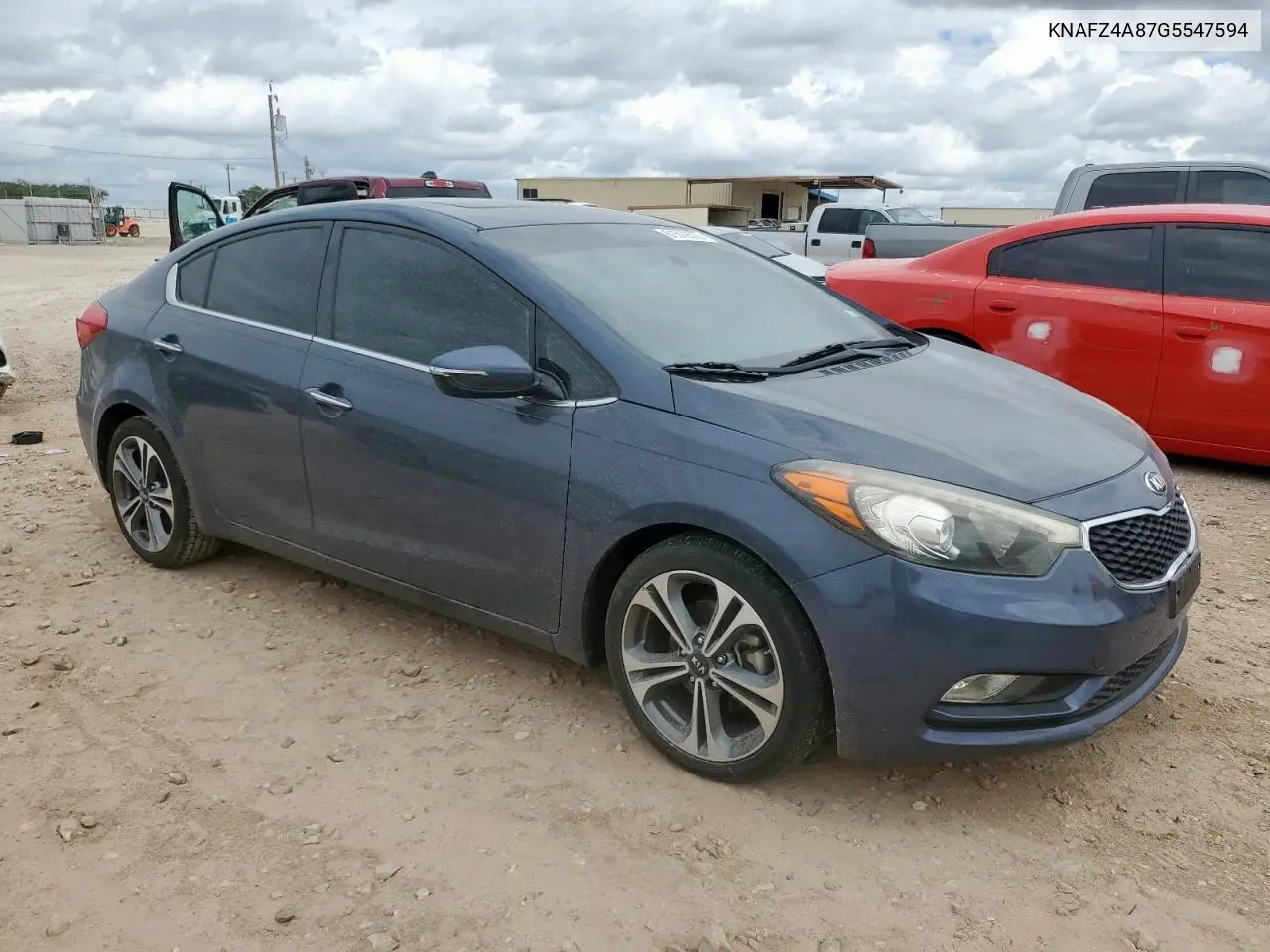 2016 Kia Forte Ex VIN: KNAFZ4A87G5547594 Lot: 61519575