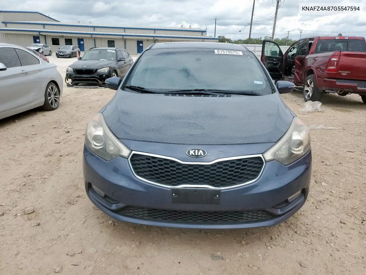 2016 Kia Forte Ex VIN: KNAFZ4A87G5547594 Lot: 61519575