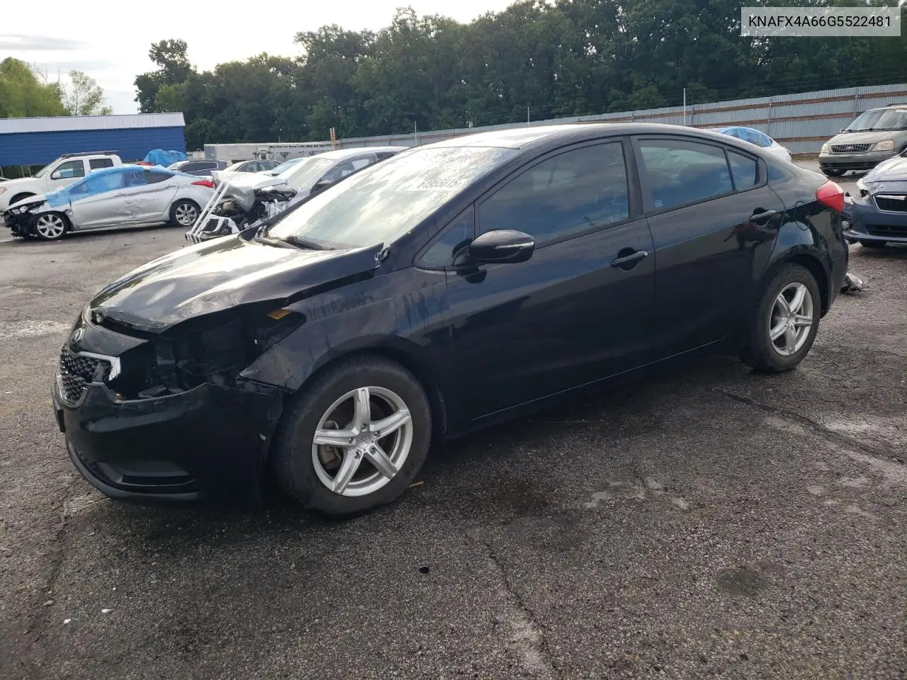 2016 Kia Forte Lx VIN: KNAFX4A66G5522481 Lot: 61955015
