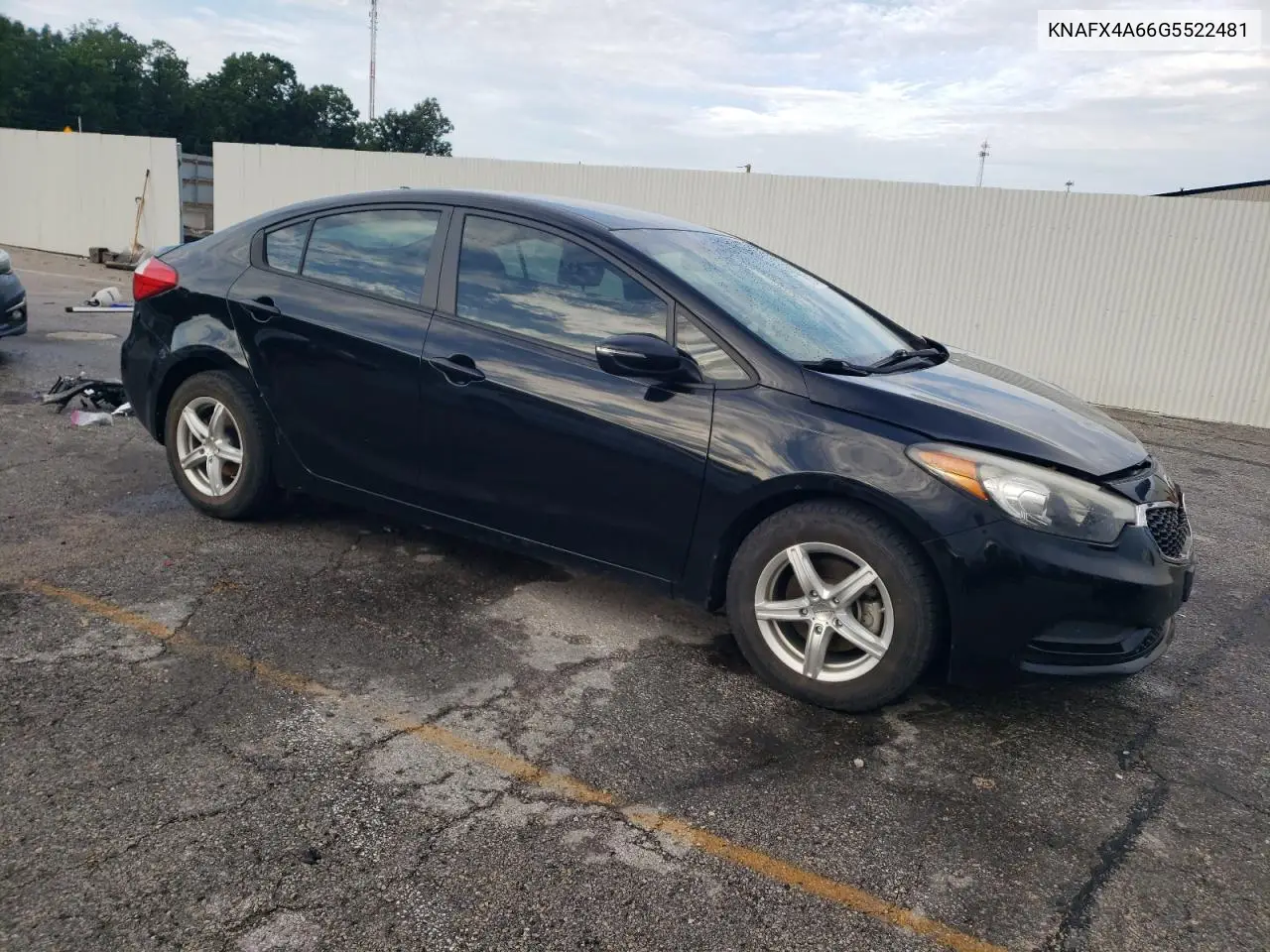 2016 Kia Forte Lx VIN: KNAFX4A66G5522481 Lot: 61955015
