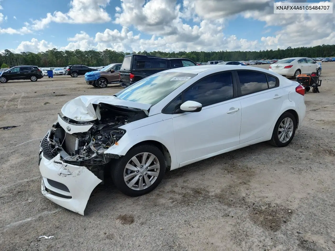 2016 Kia Forte Lx VIN: KNAFX4A61G5484707 Lot: 62727025