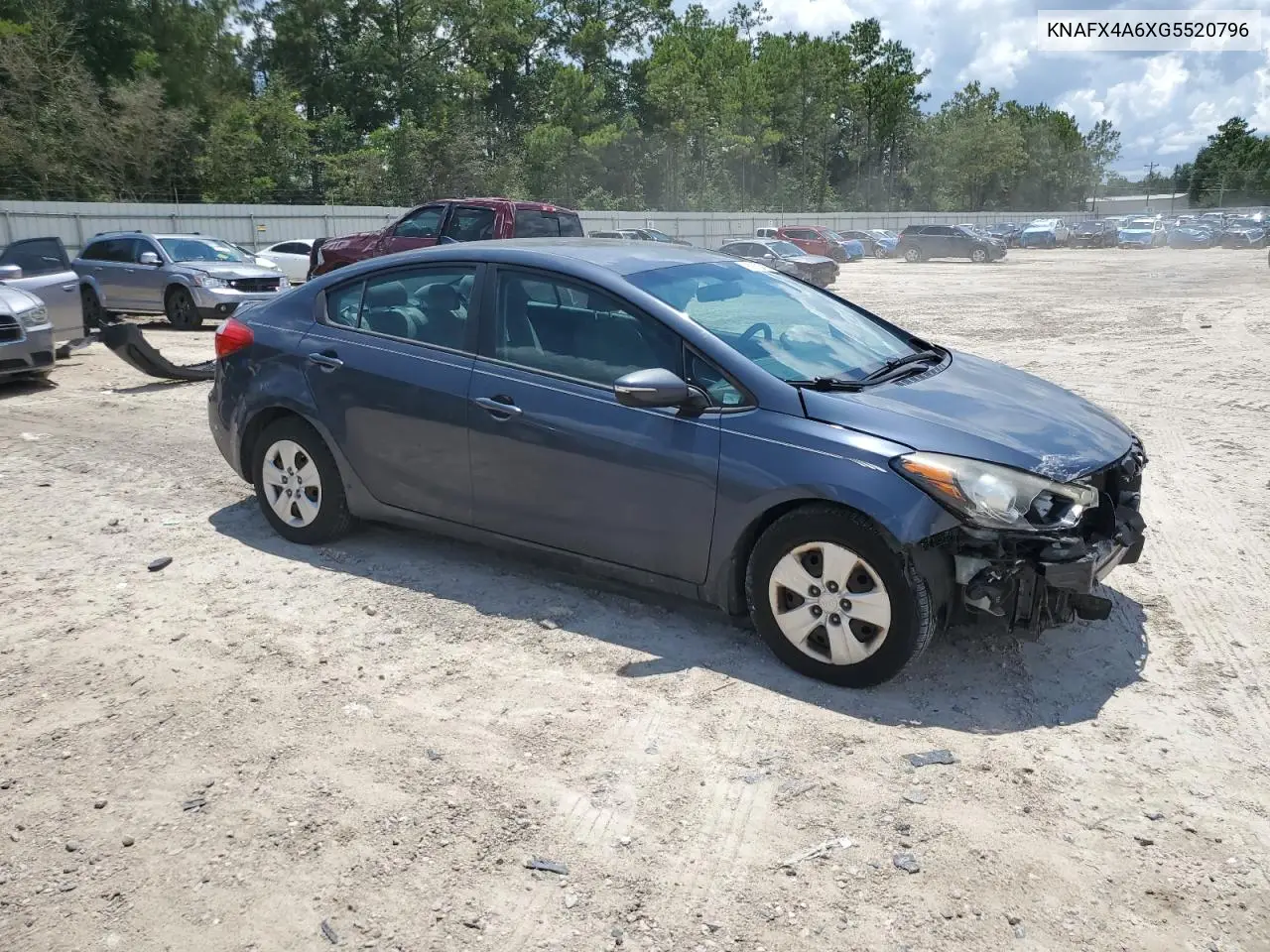 2016 Kia Forte Lx VIN: KNAFX4A6XG5520796 Lot: 62873415