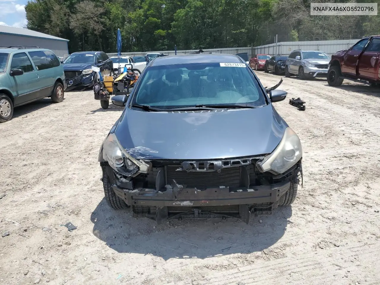 2016 Kia Forte Lx VIN: KNAFX4A6XG5520796 Lot: 62873415