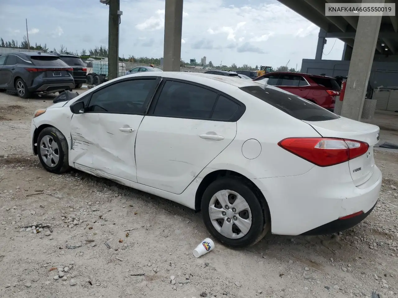 2016 Kia Forte Lx VIN: KNAFK4A66G5550019 Lot: 63039585