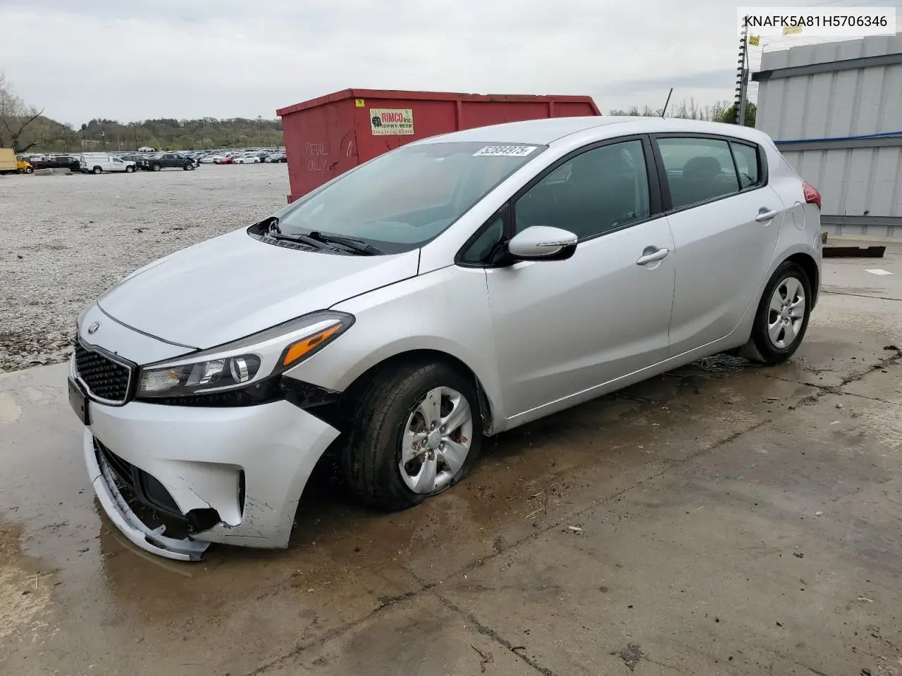 2017 Kia Forte Lx VIN: KNAFK5A81H5706346 Lot: 52884975