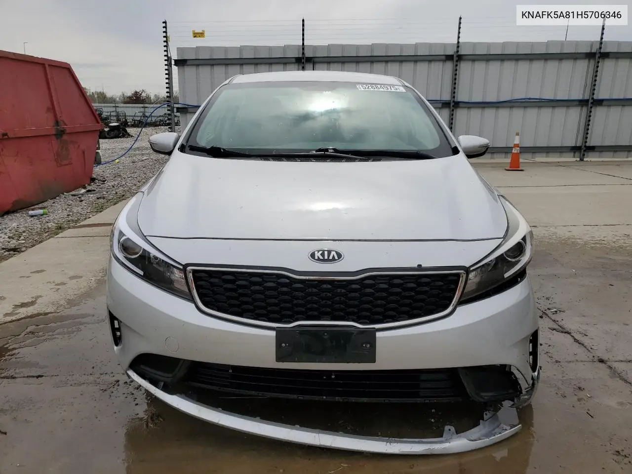2017 Kia Forte Lx VIN: KNAFK5A81H5706346 Lot: 52884975