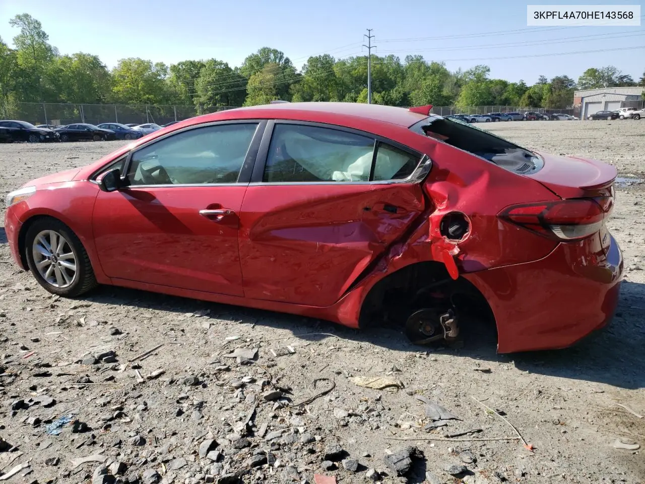 2017 Kia Forte Lx VIN: 3KPFL4A70HE143568 Lot: 54633235