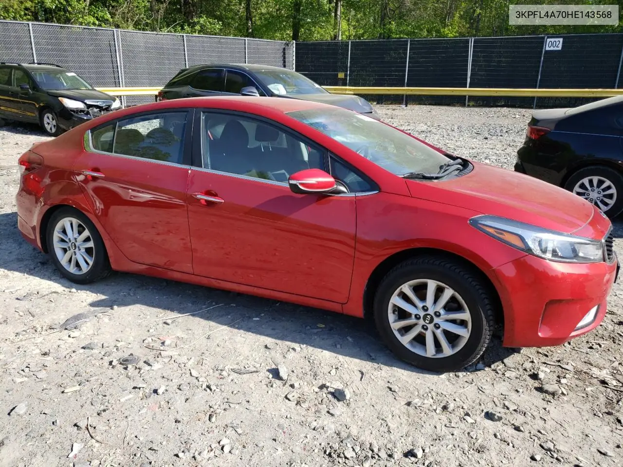 2017 Kia Forte Lx VIN: 3KPFL4A70HE143568 Lot: 54633235