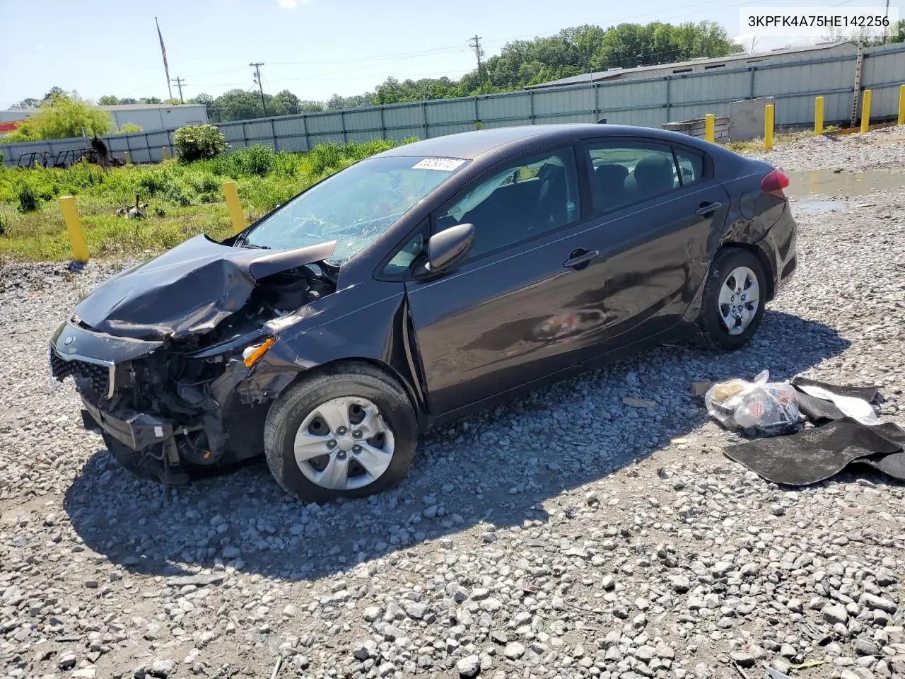 2017 Kia Forte Lx VIN: 3KPFK4A75HE142256 Lot: 56296015