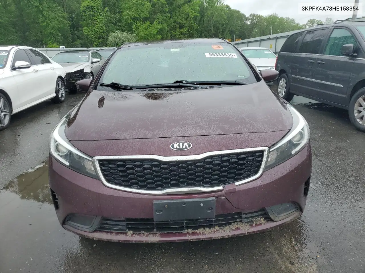 2017 Kia Forte Lx VIN: 3KPFK4A78HE158354 Lot: 56388635