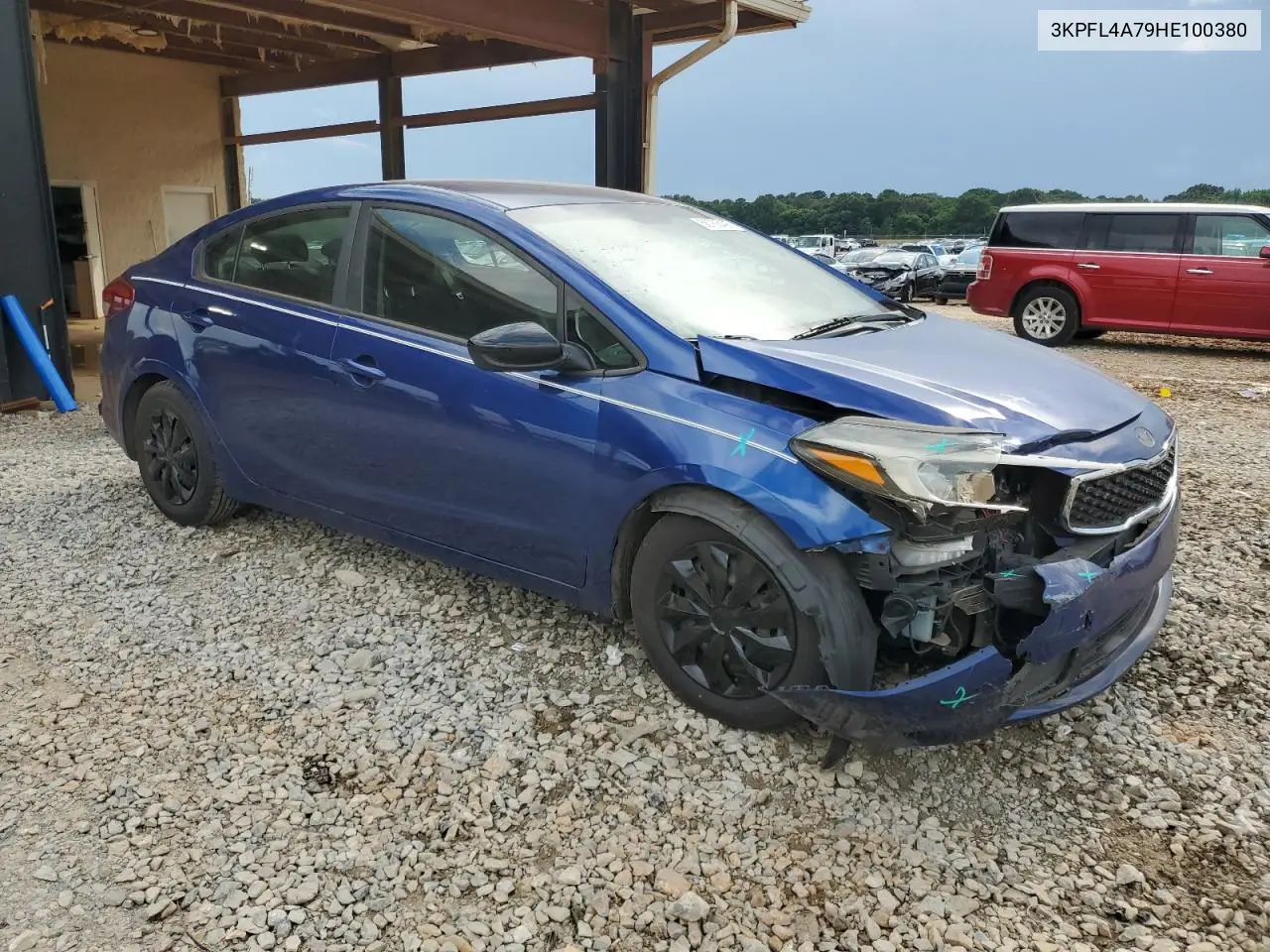 2017 Kia Forte Lx VIN: 3KPFL4A79HE100380 Lot: 56755495