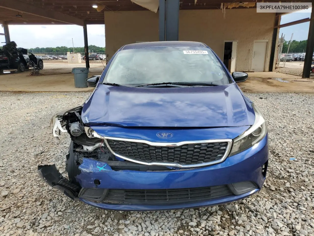 2017 Kia Forte Lx VIN: 3KPFL4A79HE100380 Lot: 56755495