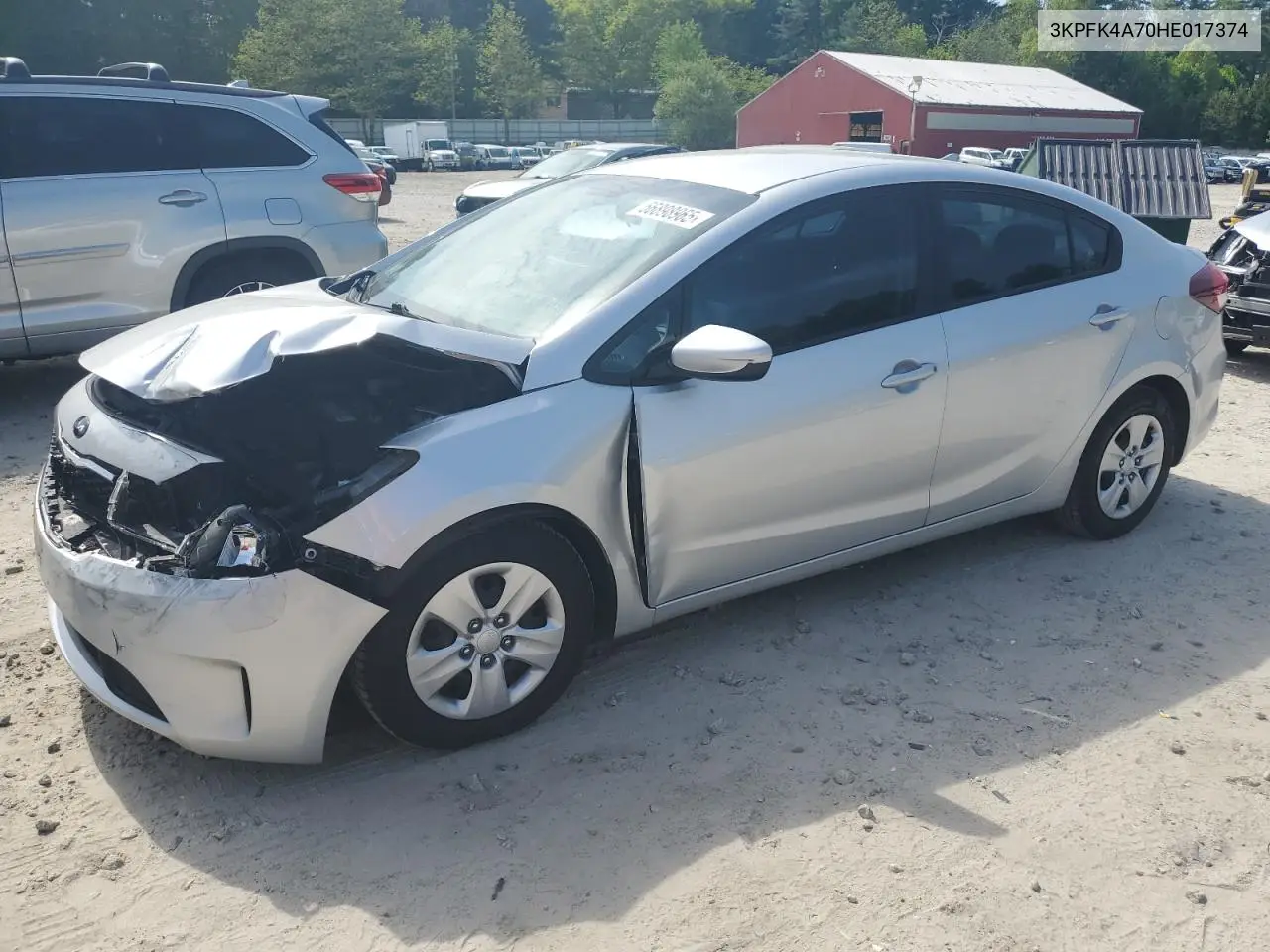 2017 Kia Forte Lx VIN: 3KPFK4A70HE017374 Lot: 56898965
