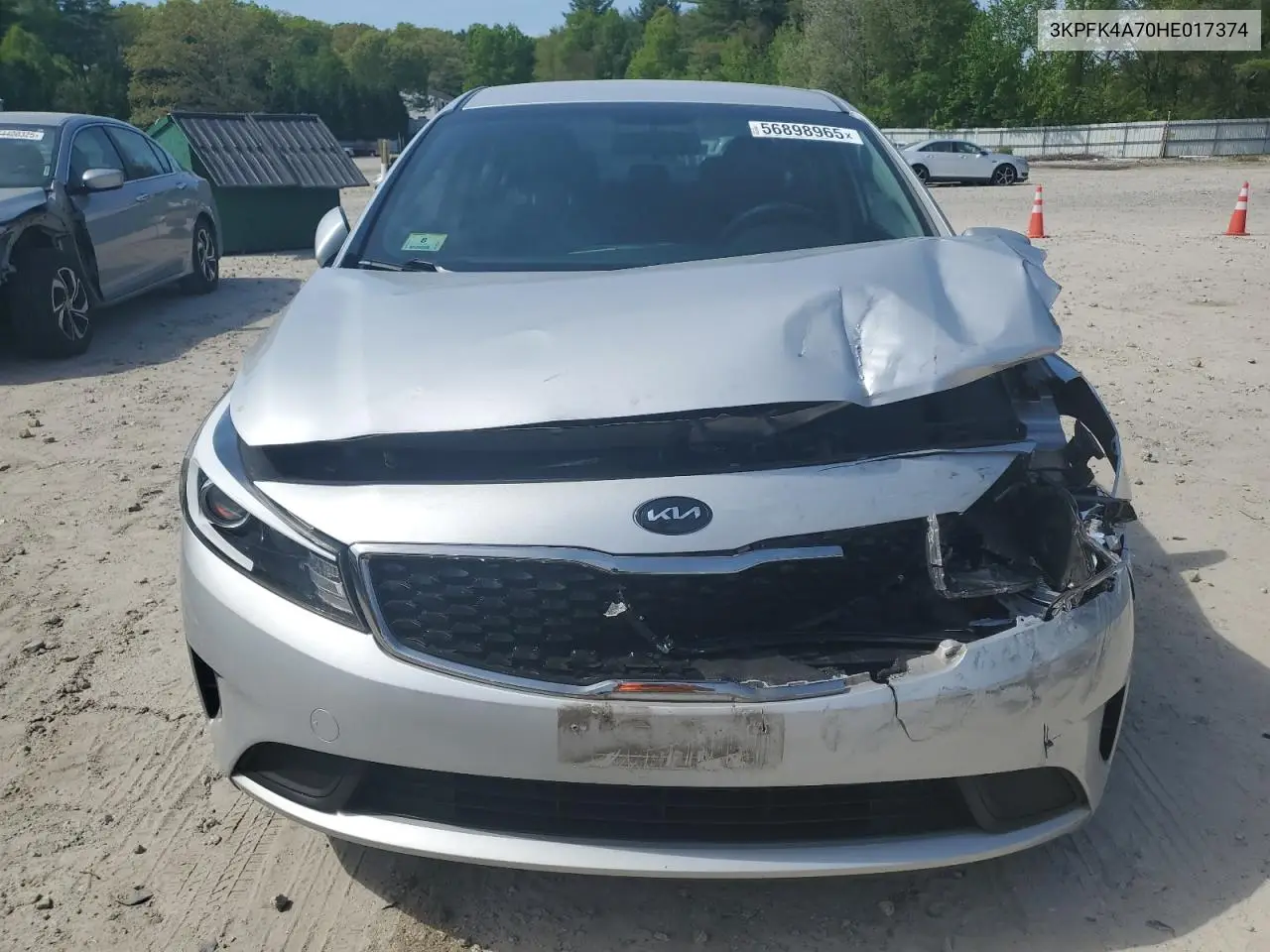 2017 Kia Forte Lx VIN: 3KPFK4A70HE017374 Lot: 56898965