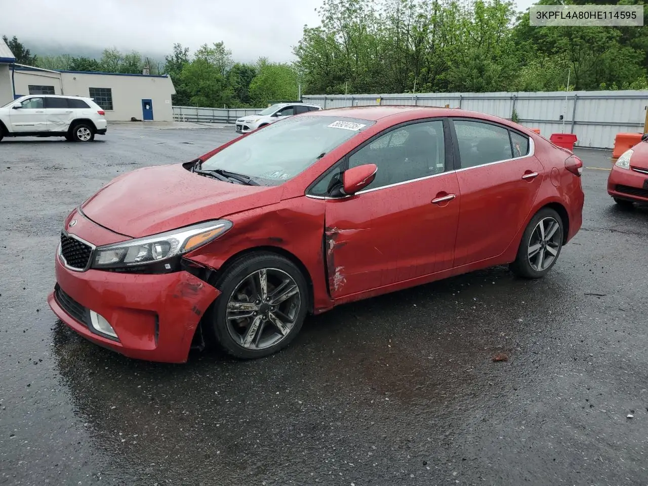 2017 Kia Forte Ex VIN: 3KPFL4A80HE114595 Lot: 56924735