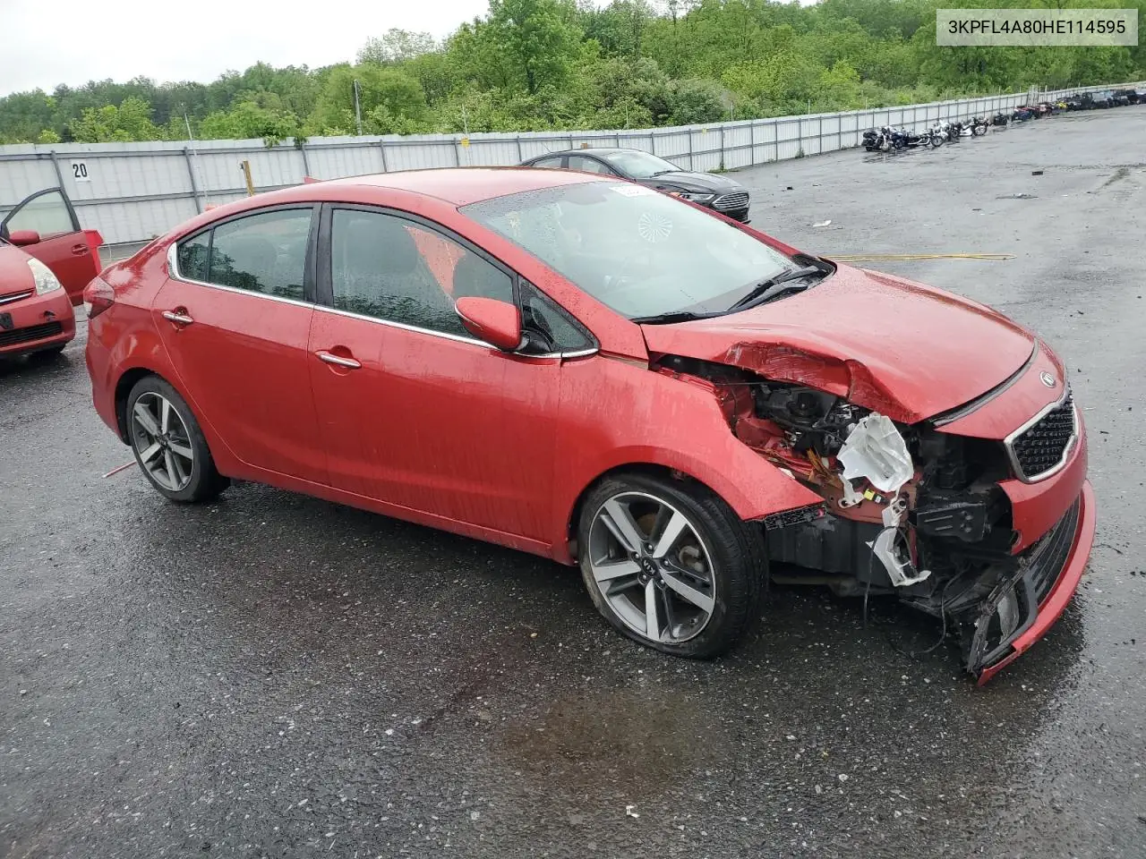 2017 Kia Forte Ex VIN: 3KPFL4A80HE114595 Lot: 56924735