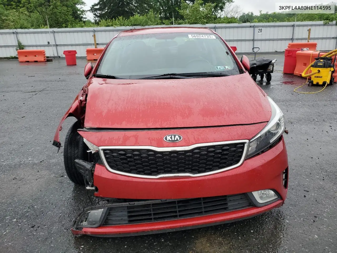 2017 Kia Forte Ex VIN: 3KPFL4A80HE114595 Lot: 56924735