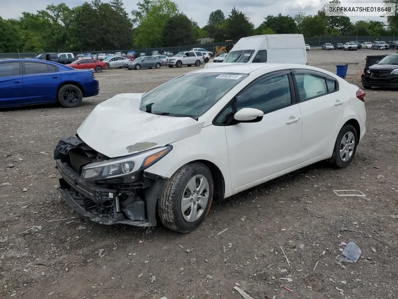 2017 Kia Forte Lx VIN: 3KPFK4A75HE018648 Lot: 56928315