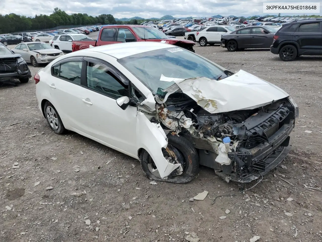 2017 Kia Forte Lx VIN: 3KPFK4A75HE018648 Lot: 56928315