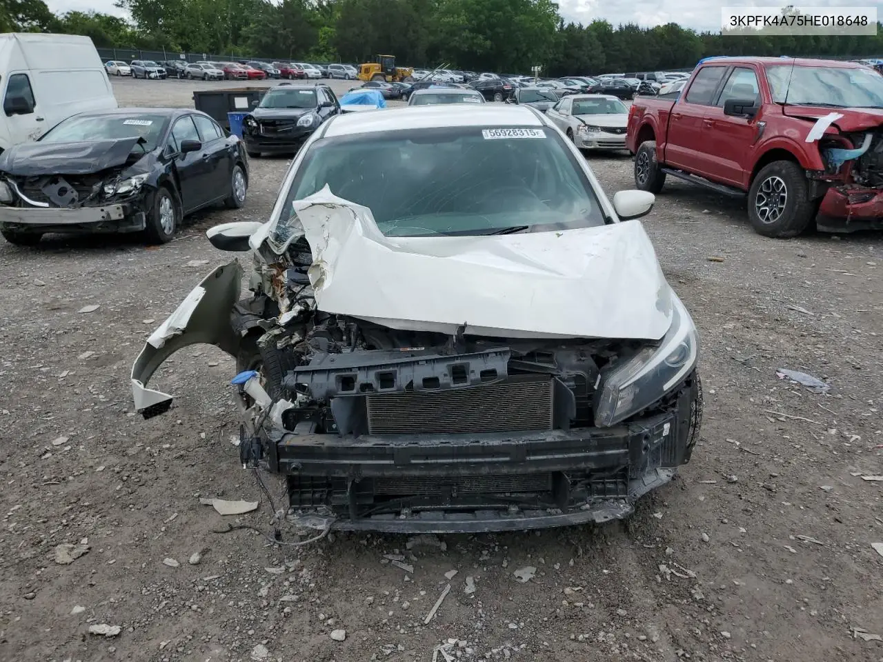 2017 Kia Forte Lx VIN: 3KPFK4A75HE018648 Lot: 56928315