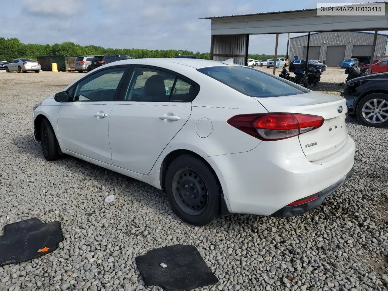 2017 Kia Forte Lx VIN: 3KPFK4A72HE033415 Lot: 57040905